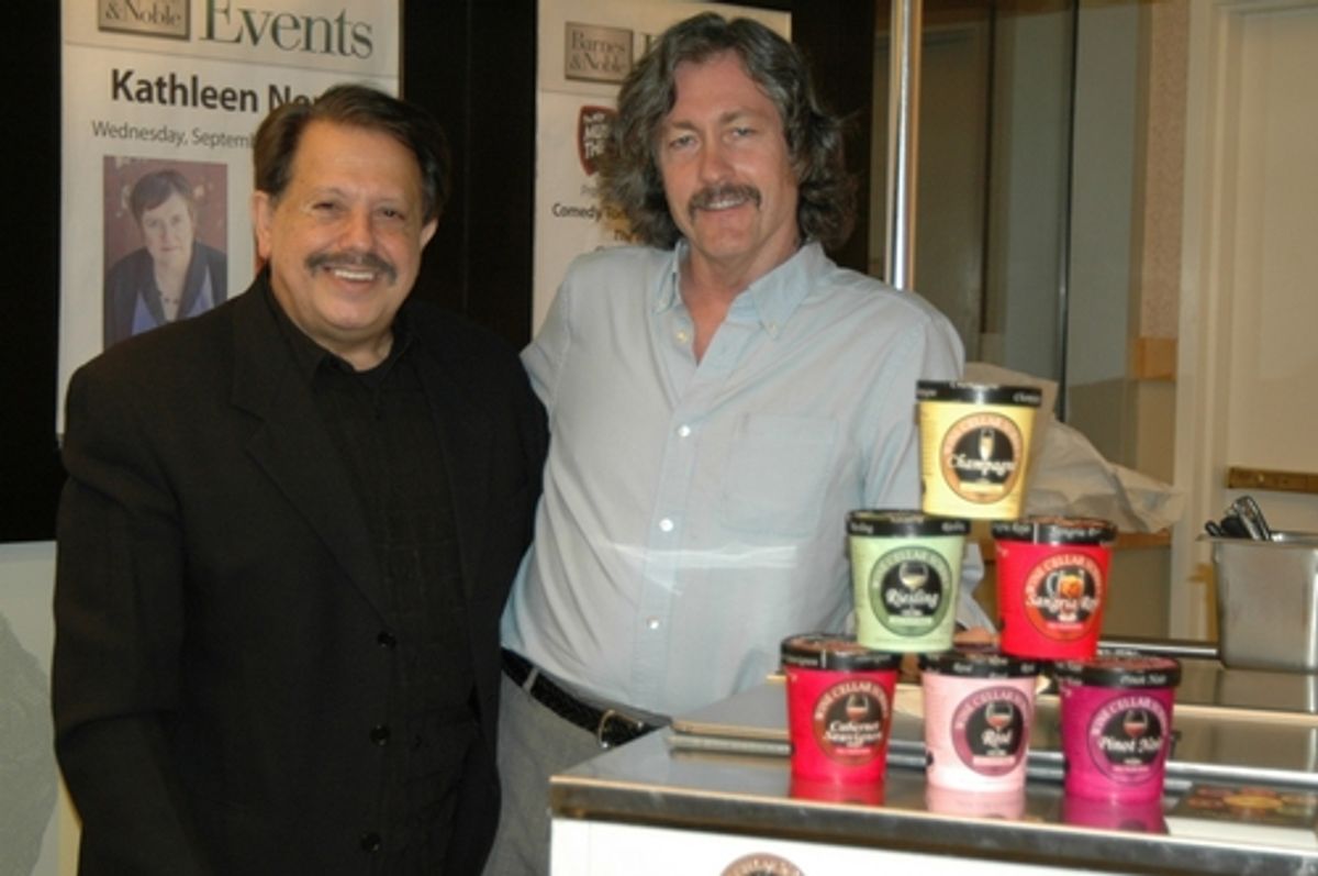 Ellis Nassour and Steven Clark (Wine Cellar Sorbet) at Nassour, Asher and Glasse Celebrate 'Honky Tonk Angel' at Barnes & Noble