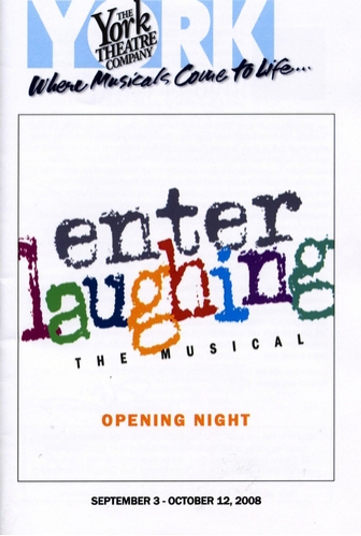 Photo Coverage: 'Enter Laughing': Curtain Call and After Party  Image
