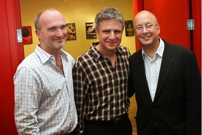 Atlantic's Associate Artistic Director Christian Parker, Neil Pepe and Managing Direc Photo