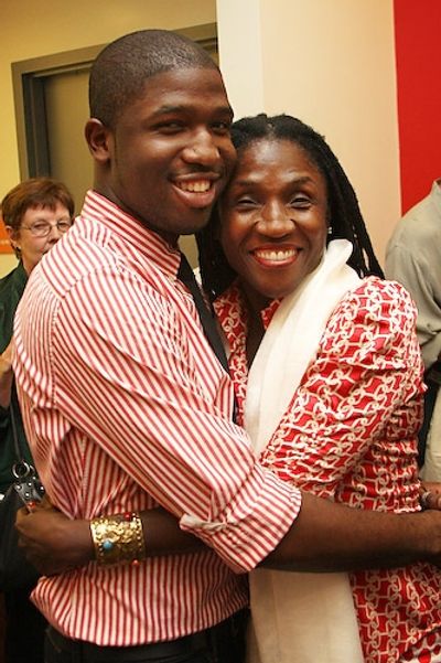 Brandon Goodman with Mother Hazelle Goodman Photo