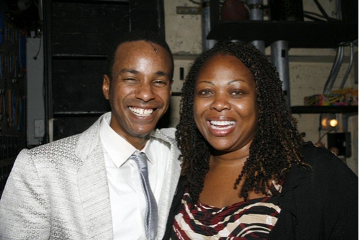 Photo Coverage Exclusive: Olympic Gold Medalist Liukin Visits 'Hairspray'  Image