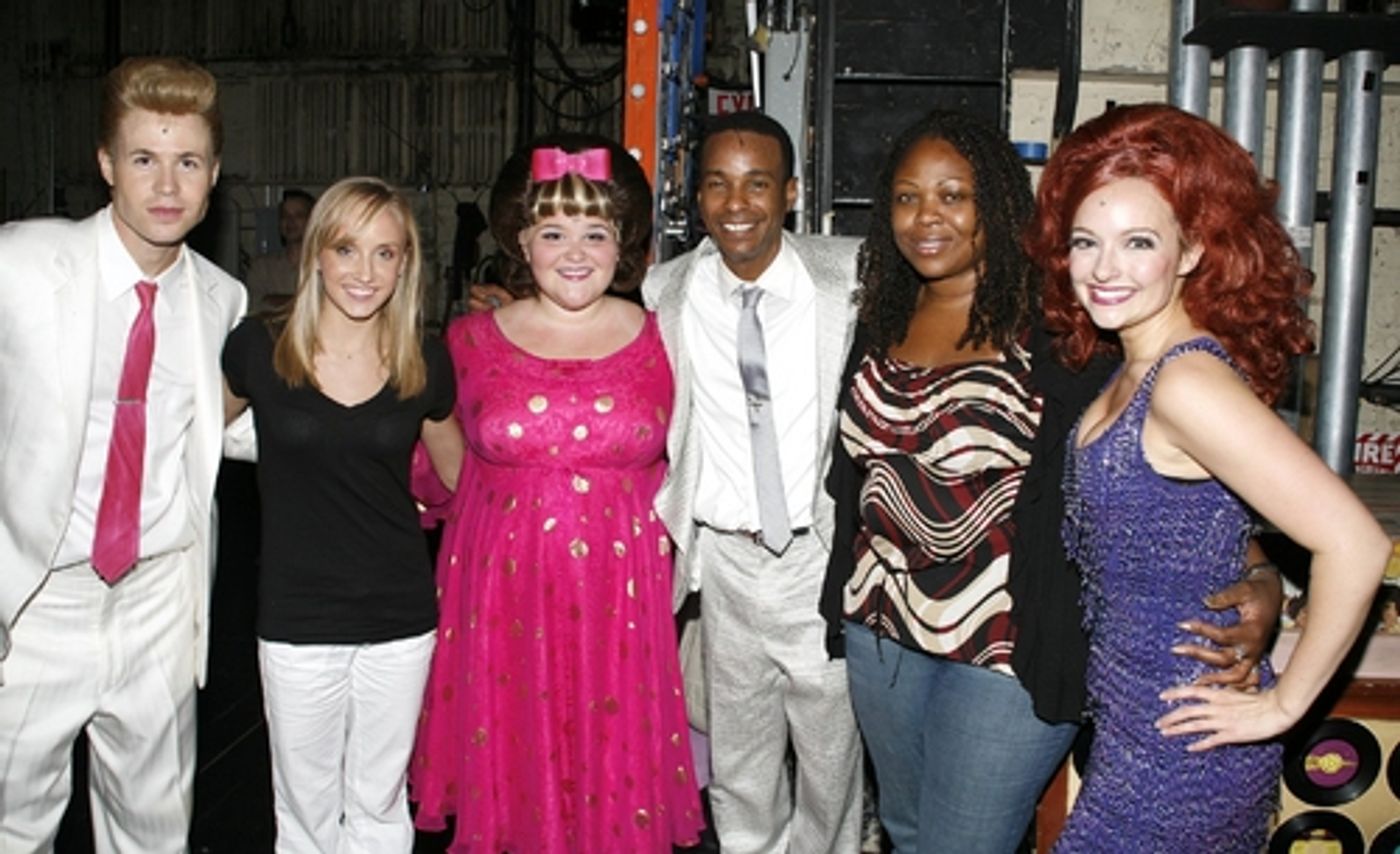 Photo Coverage Exclusive: Olympic Gold Medalist Liukin Visits 'Hairspray'  Image
