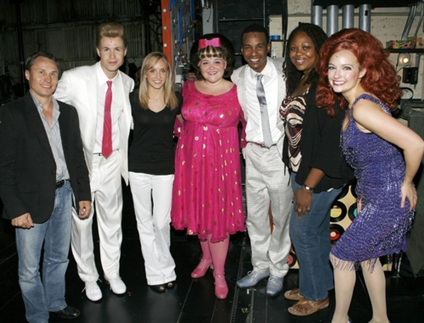Photo Coverage Exclusive: Olympic Gold Medalist Liukin Visits 'Hairspray'  Image