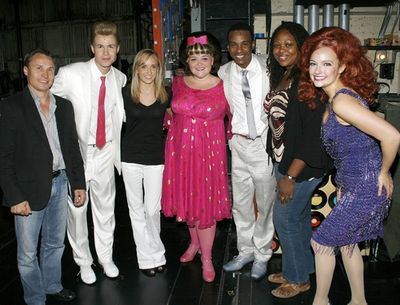 Valeri Liukin, Ashley Parker Angel, Nastia Liukin, and Annie Funke Photo