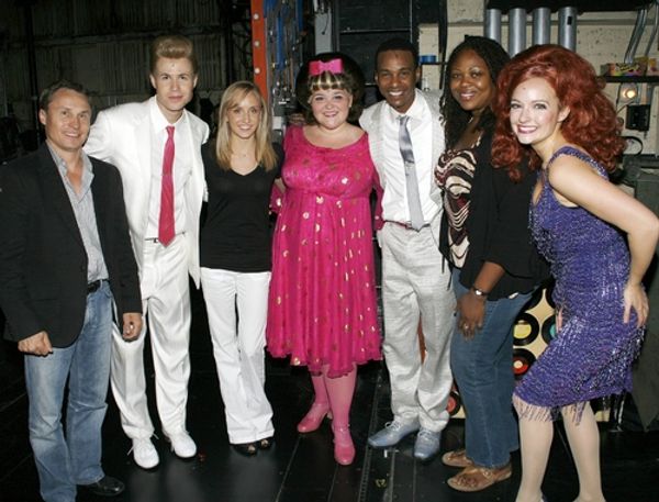 Valeri Liukin, Ashley Parker Angel, Nastia Liukin, and Annie Funke Photo