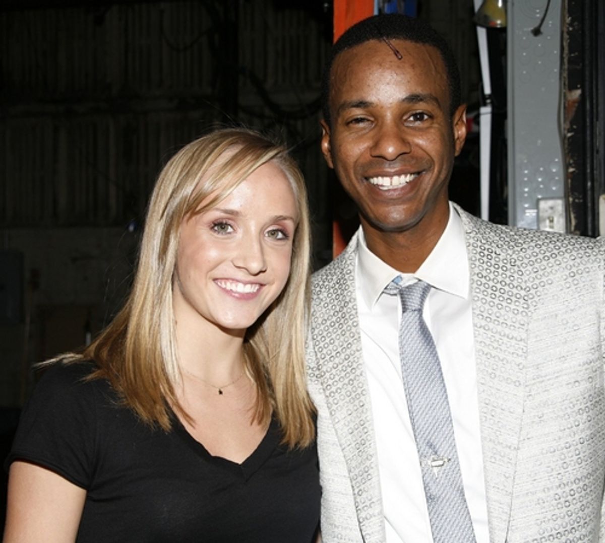 Nastia Liukin and Tevin Campbell at 