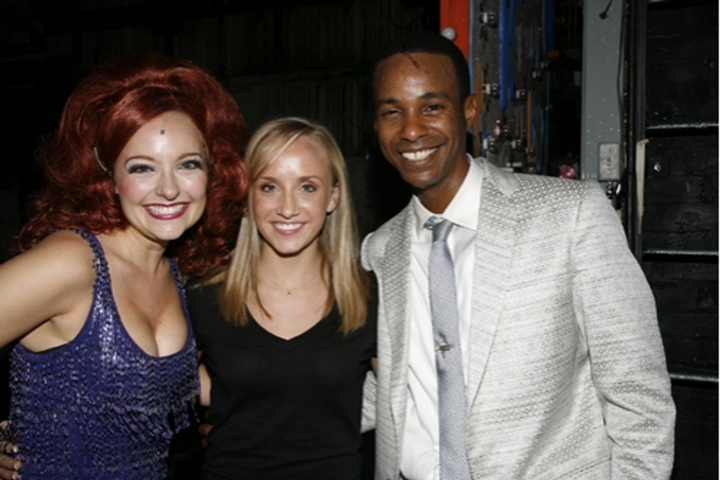 Photo Coverage Exclusive: Olympic Gold Medalist Liukin Visits 'Hairspray'  Image