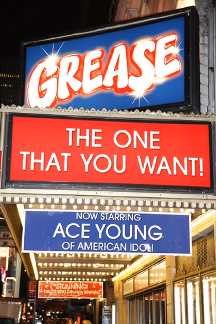 Photo Coverage: Ace Young Makes Broadway Debut in GREASE Image