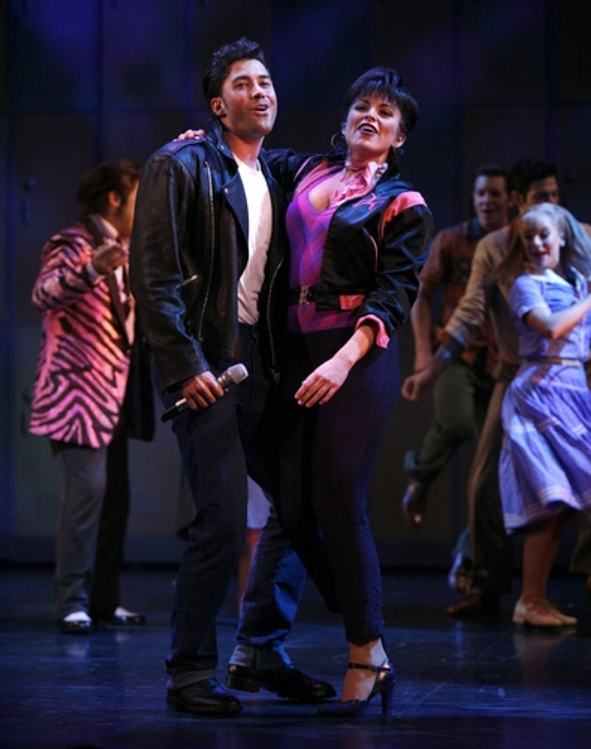 Ace Young and Janine DiVita at 