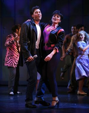 Ace Young and Janine DiVita Photo