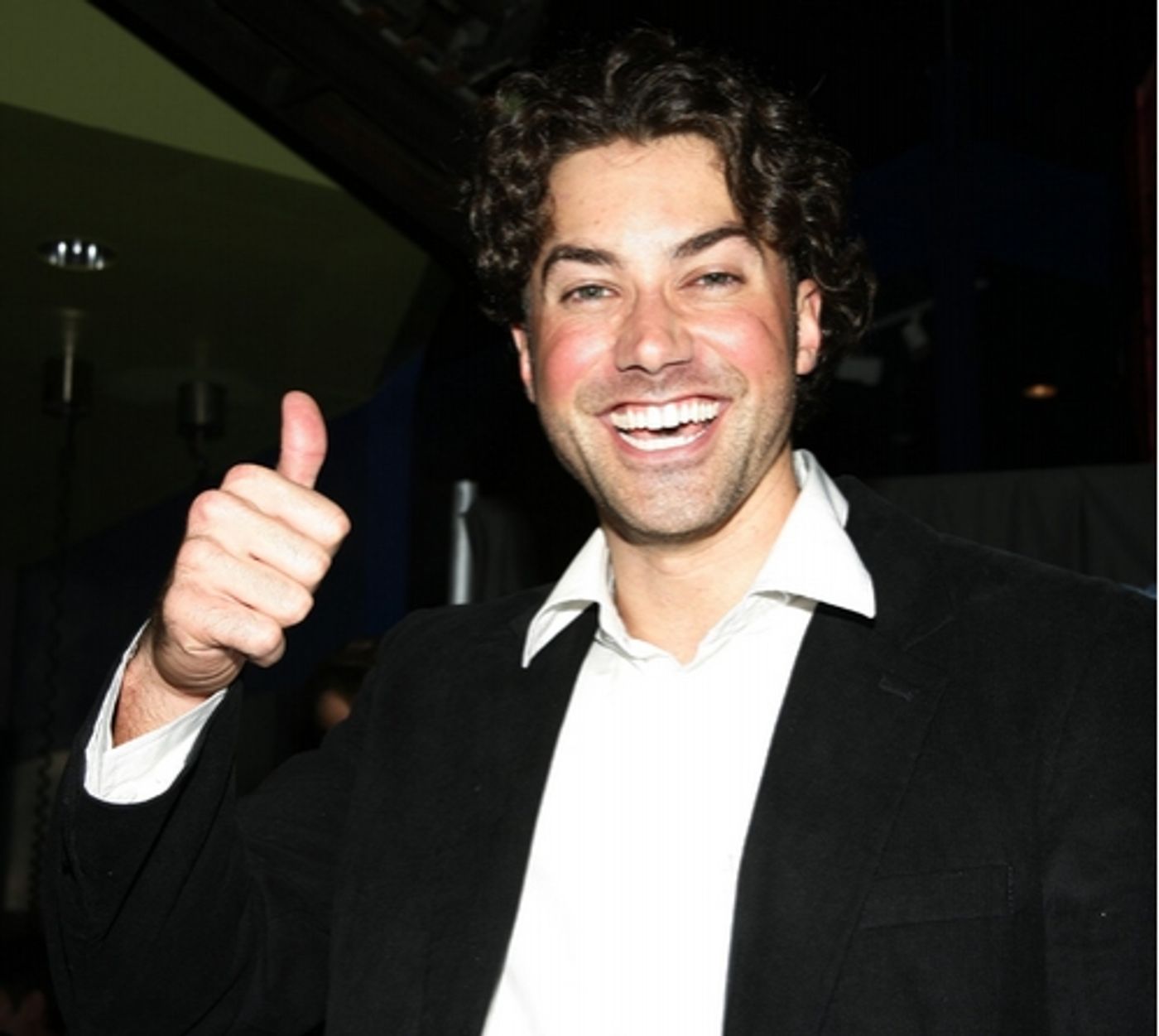 Photo Coverage: Ace Young Celebrates 'Grease' Debut; Donates T-Bird Jacket to Planet Hollywood  Image