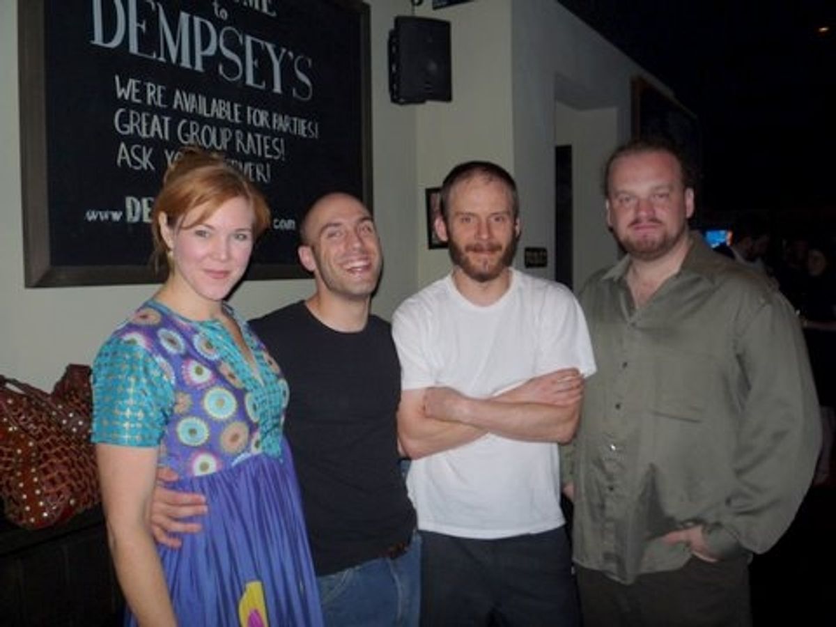 Kim Martin Cotton, Jacques Roy, Andrew Zimmerman and Matthew Johnson at 