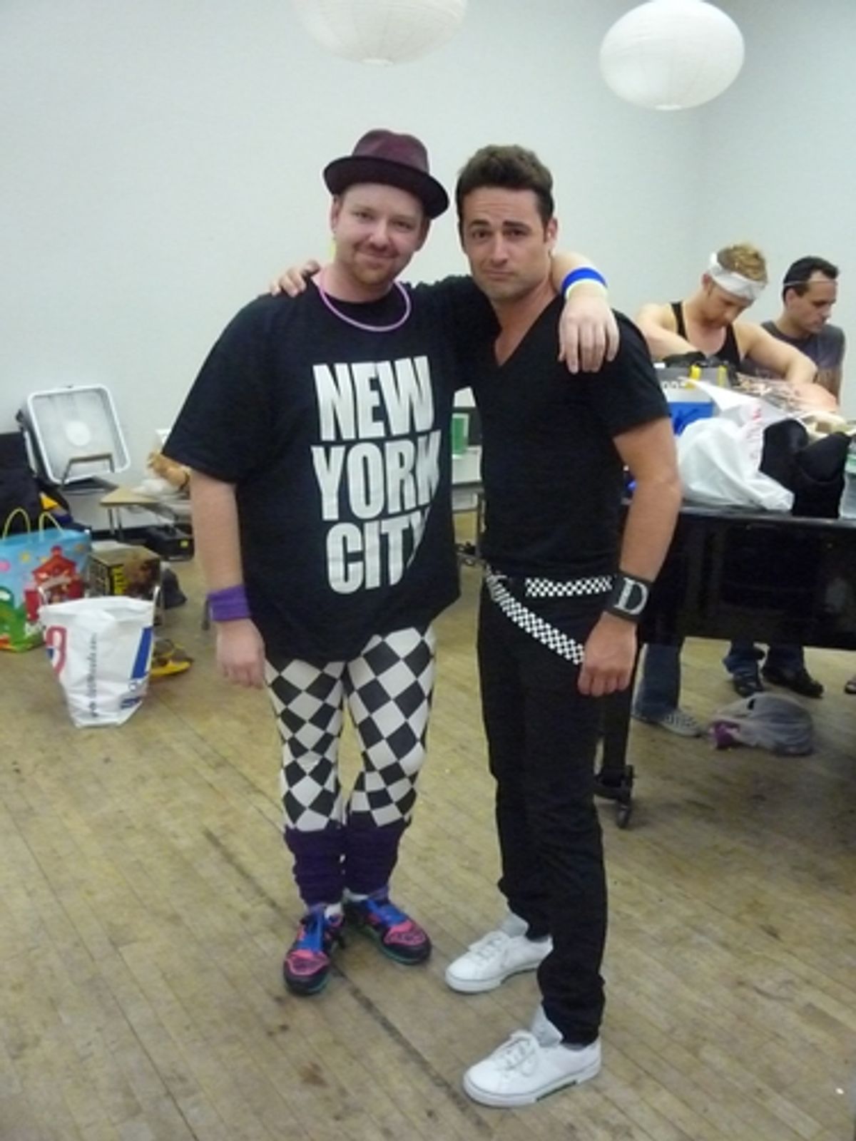 80's Concert Producer and Co-Director Jamie McGonnigal and Max von Essen at Broadway Loves the 80's Vol. 4