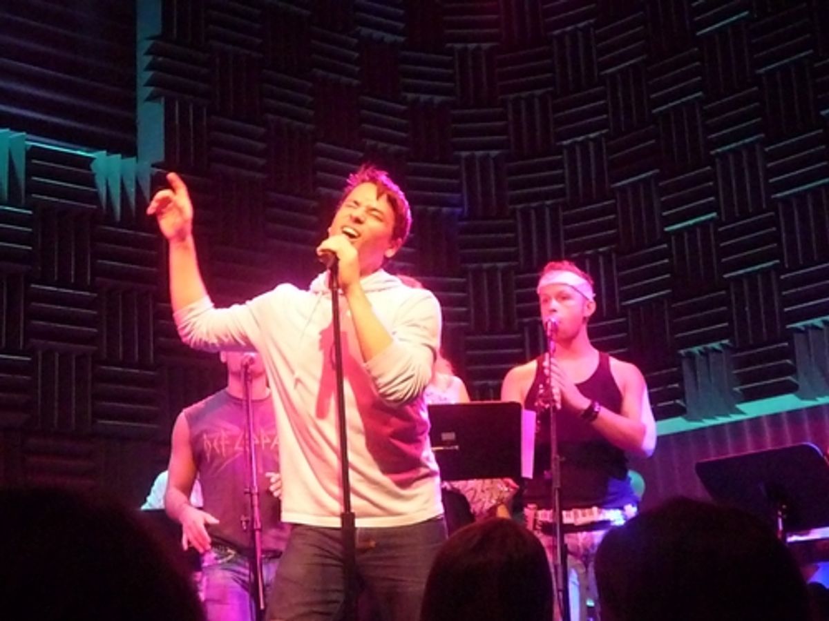 Adam Fleming and Marty Thomas at Broadway Loves the 80's Vol. 4