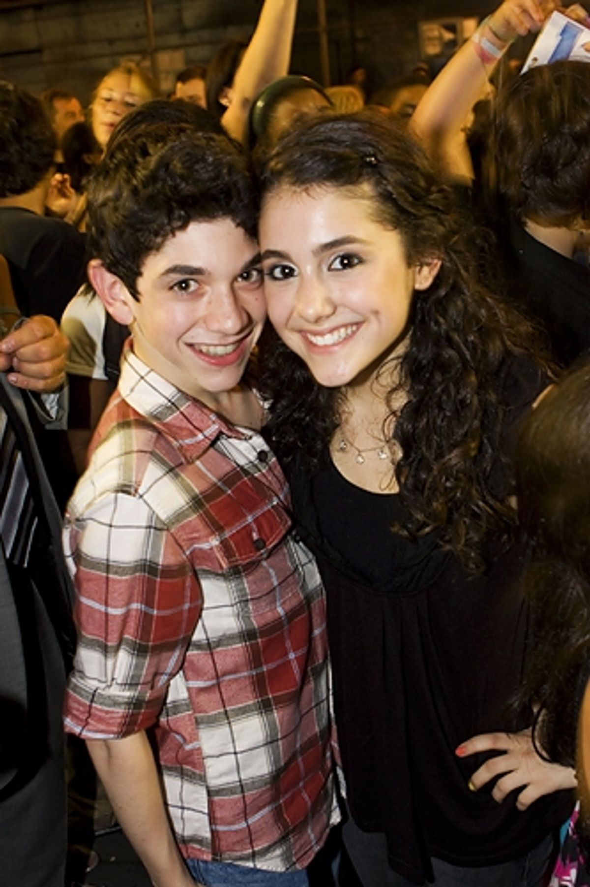 Alberto Calderon and Ariana Grande at 