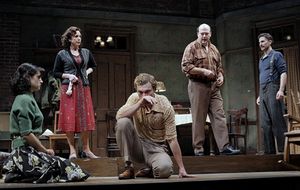 Robyn Rikoon, Amy Van Nostrand, John Carroll Lynch, Bryce Pinkham and Ron Menzel Photo