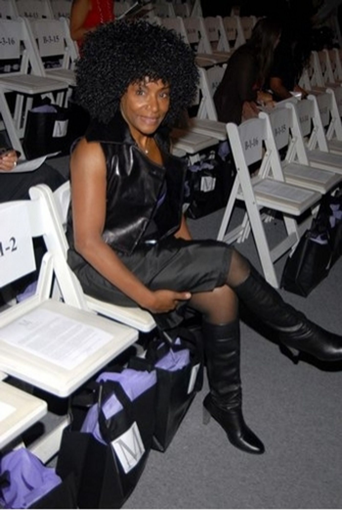 Photo Flash: Malan Breton Attends Mercedes Benz Fashion Week Spring 2009  Image