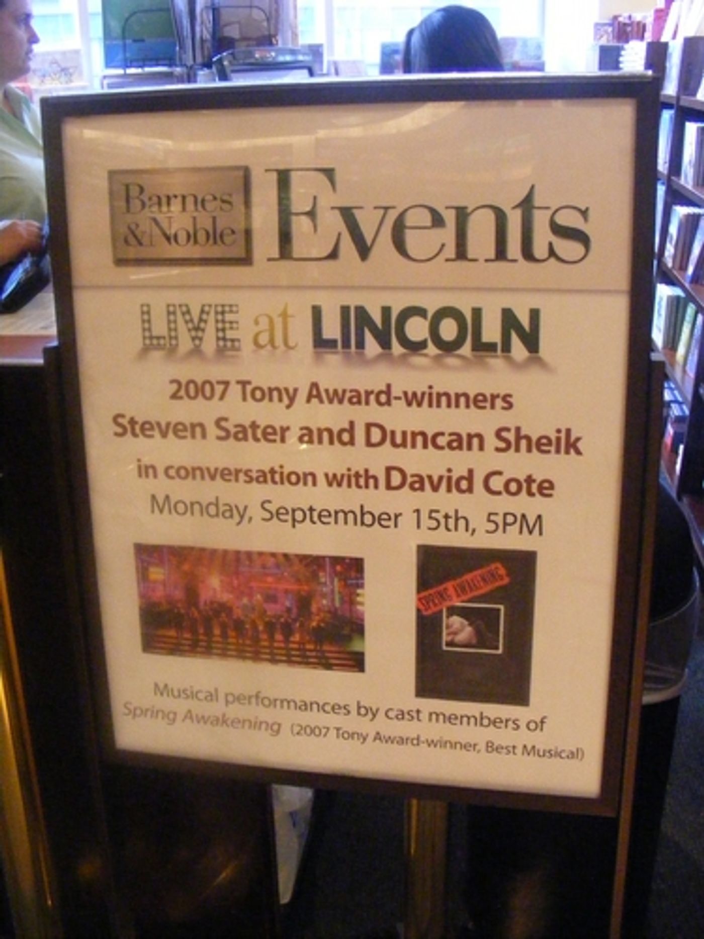 Photo Coverage: 'Spring Awakening In The Flesh' Performance and Book Signing at Barnes & Noble  Image