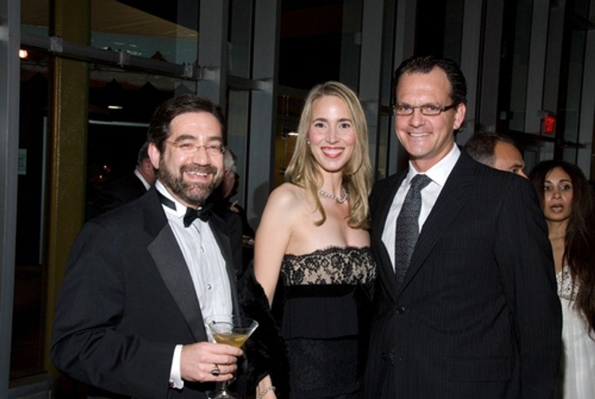 La Jolla Playhouse Managing Director Steven B. Libman with guest and Ralph Bryan at 