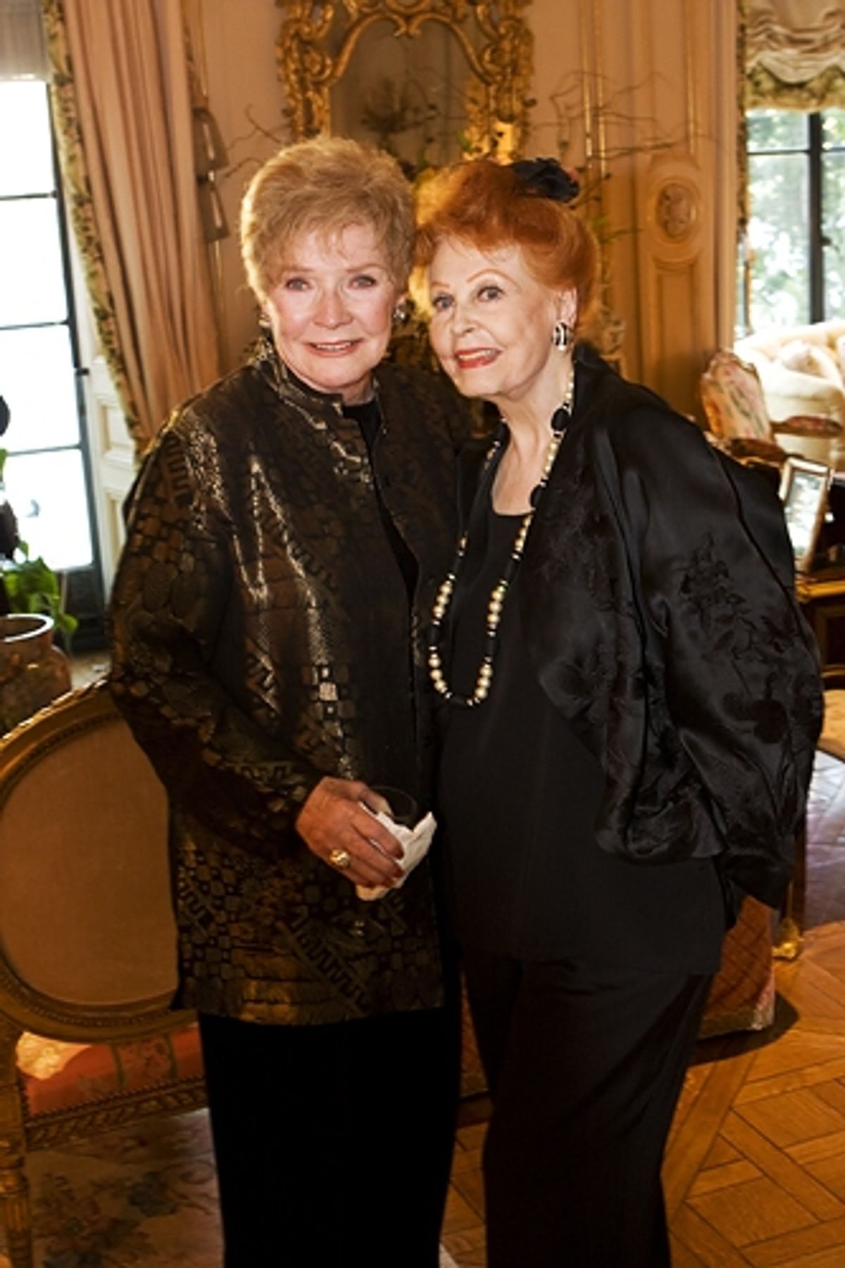 Polly Bergen and Arlene Dahl at O'Hara Sings at The Broadway Walk of Stars Foundation Gala