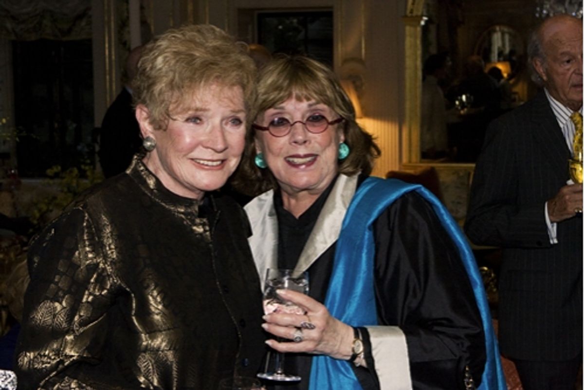 Polly Bergen and Phyllis Newman at O'Hara Sings at The Broadway Walk of Stars Foundation Gala