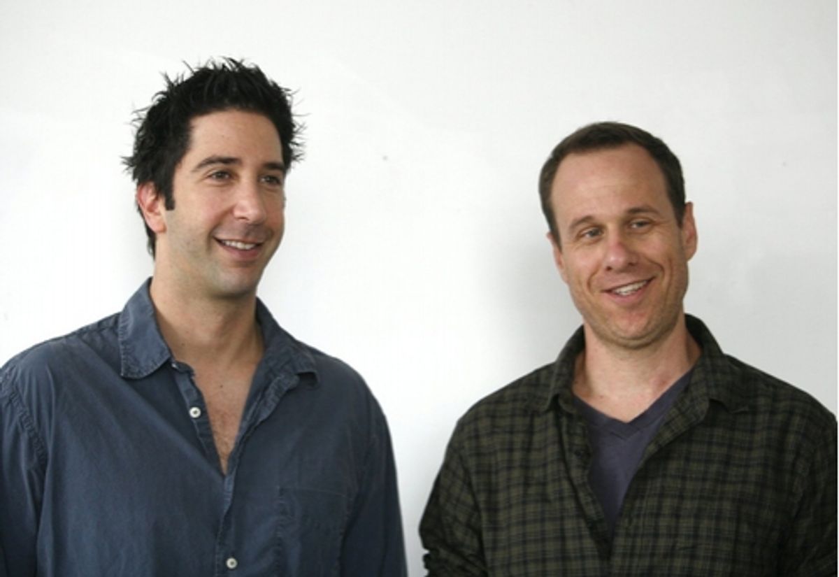 David Schwimmer and Stephen Belber at 