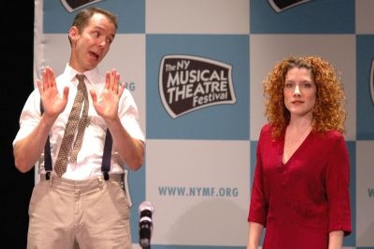 Paul Niebanck and Jodie Bentley at NYMF 2008 Presents 'Cyclone (And The Pig-Faced Lady)