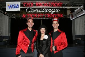 Bebe Neuwirth with the Staff of the Concierge and Ticket Center  Photo