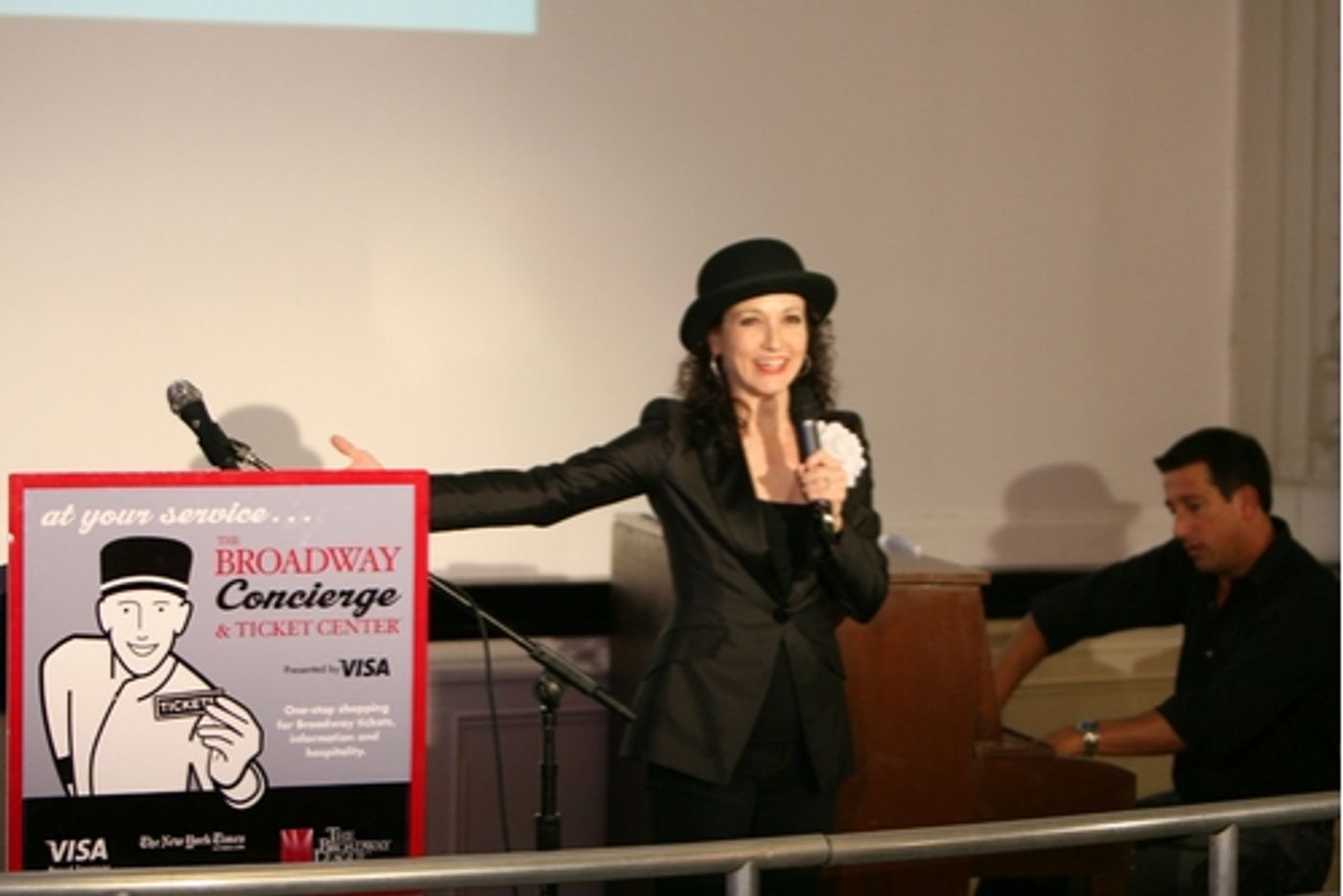 Photo Flash: Bebe Neuwirth Performs at the Broadway Concierge and Ticket Center Opening  Image