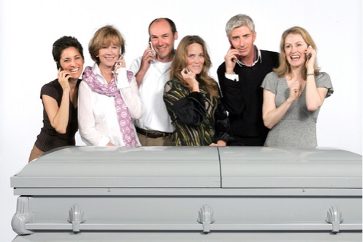 Nike Doukas, Christina Pickles, Andrew Borba, Margaret Welsh, Lenny Von Dohlen and Shannon Holt at 