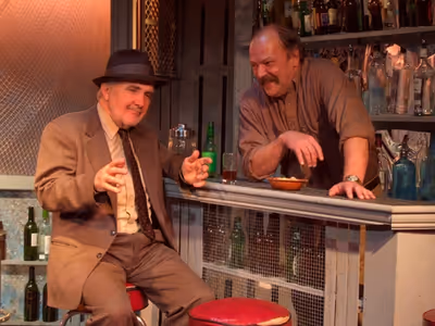 Patrick McGowan as Doc and Graham Anderson as Monk Photo