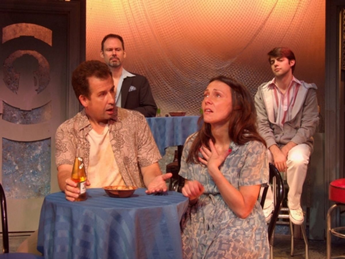 Peter Bush as Steve and Andrea Maulella as Violet.

 at 