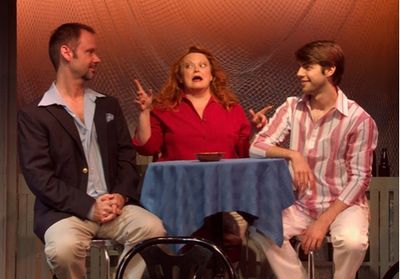 Christopher Johnson as Quentin, Linda S. Nelson as

 Photo