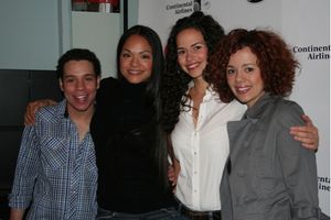 In The Heights cast members Robin de Jesus, Karen Olivo, Mandy Gonzalez, Janet Dacal  Photo