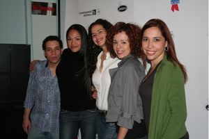 In The Heights cast members Robin de Jesus, Karen Olivo, Mandy Gonzalez, Janet Dacal  Photo