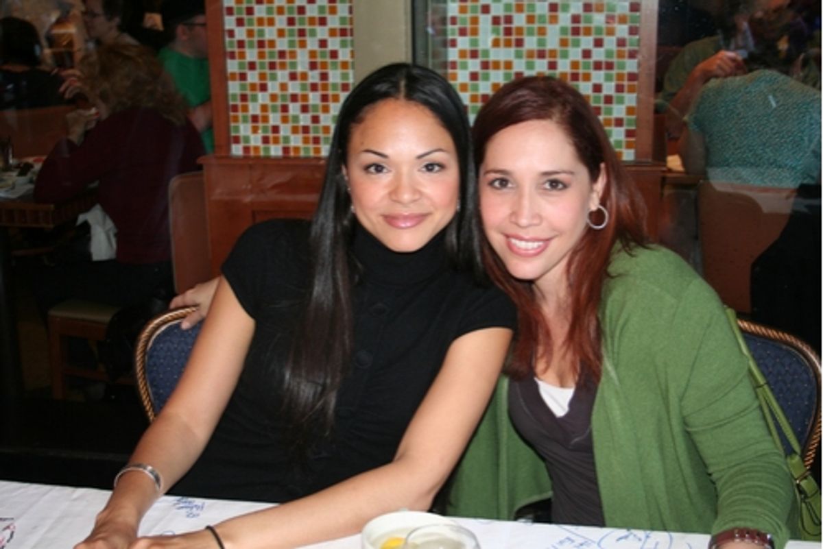 Karen Olivo and Andrea Burns

 at 