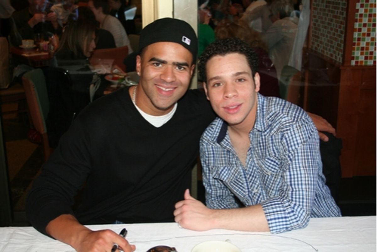Christopher Jackson and Robin de Jesus

 at 