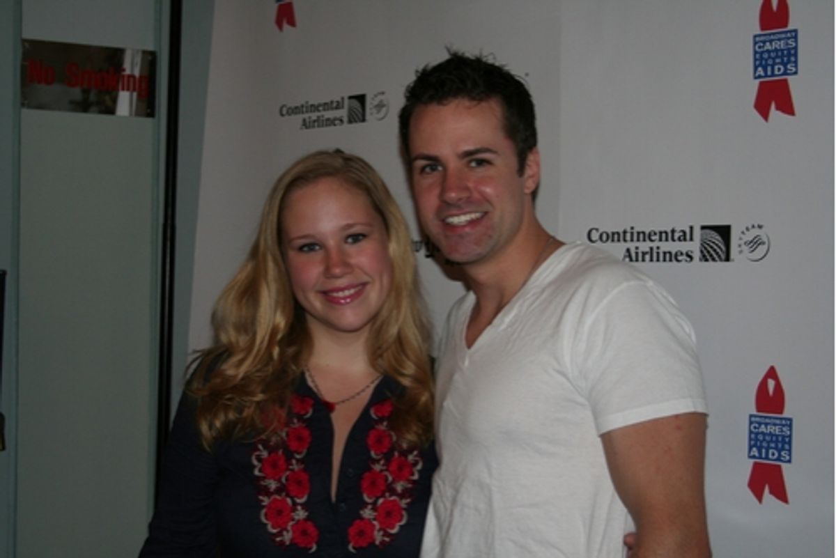 Caitlin Van Zandt (CBS' The Guiding Light) and John Driscoll (CBS' The Guiding Light)

 at 