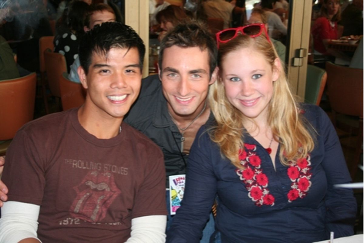 Telly Leung, Scott Nevins and Caitlin Van Zandt at 
