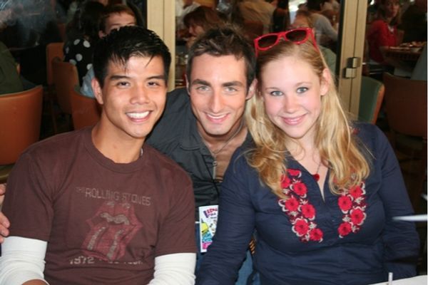 Telly Leung, Scott Nevins and Caitlin Van Zandt Photo