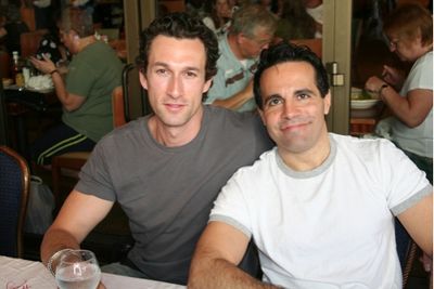 Aaron Lazar and Mario Cantone

 Photo