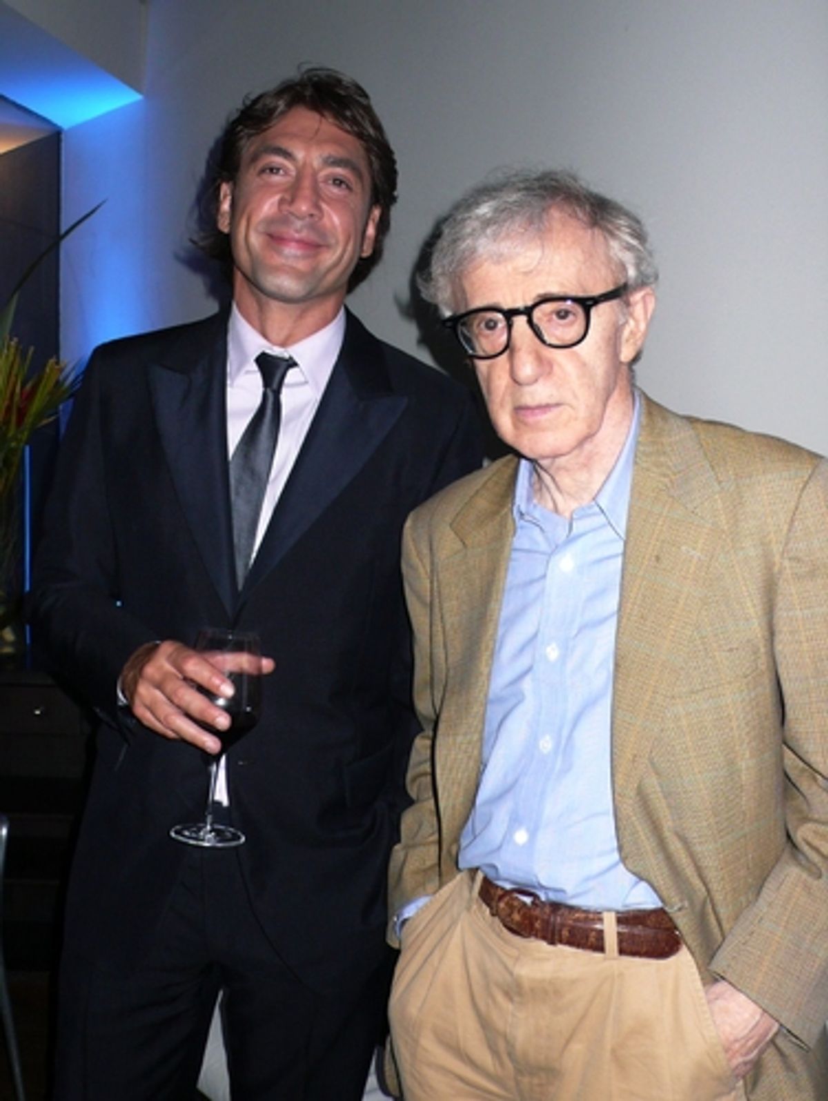 Javier Bardem and Woody Allen at 'Vicky Cristina Barcelona' Press Conference at San Sebastian Film Festival