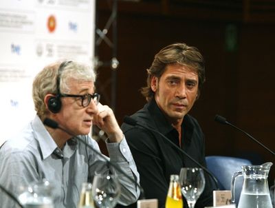 Woody Allen and Javier Bardem Photo
