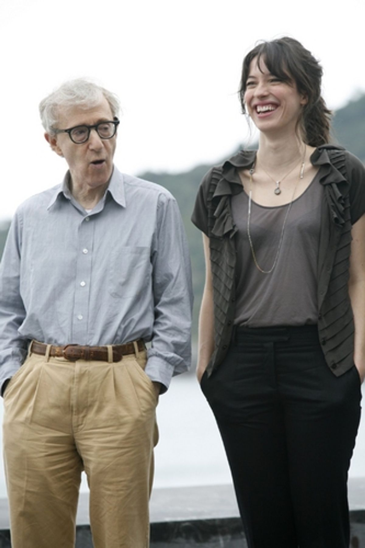 Woody Allen, Rebecca Hall at 