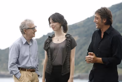 Woody Allen, Rebecca Hall and Javier Bardem

 Photo