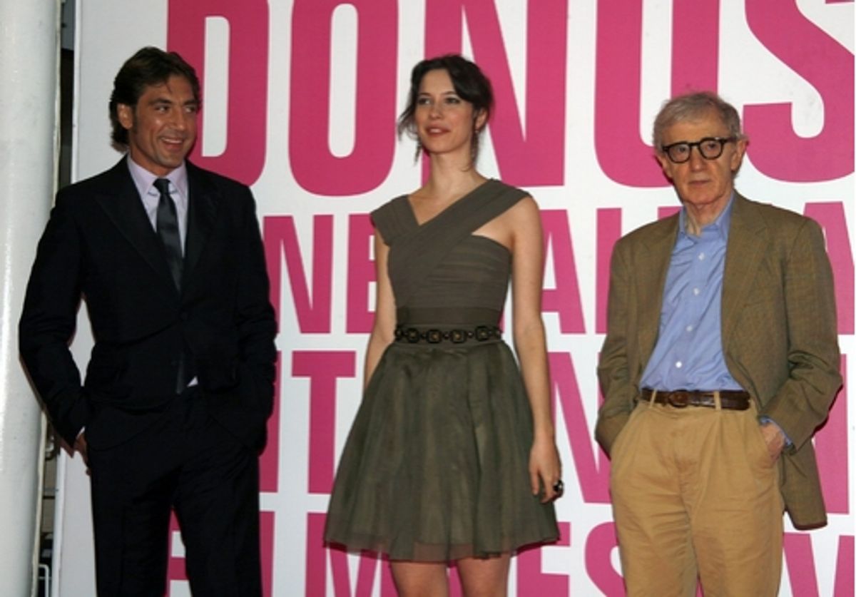 Javier Bardem, Rebecca Hall and Woody Allen

 at 
