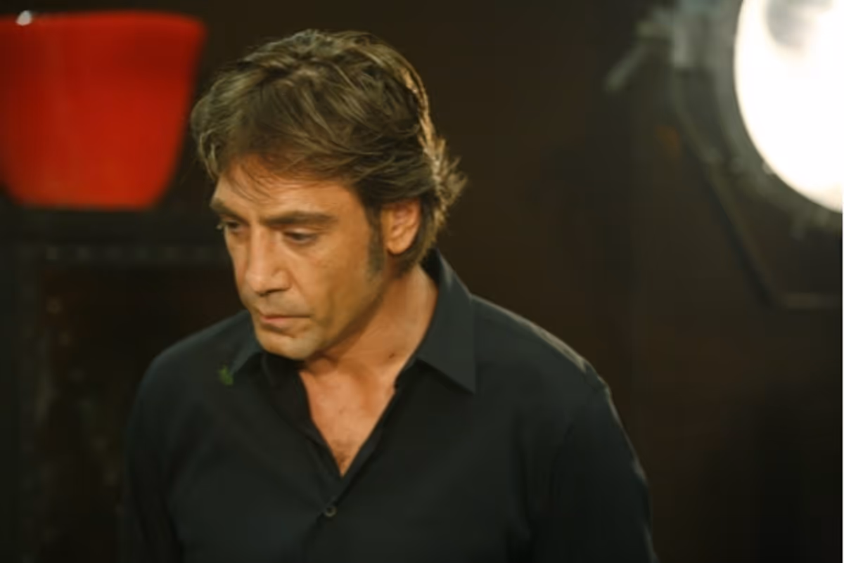 Javier Bardem at 'Vicky Cristina Barcelona' Press Conference at San Sebastian Film Festival