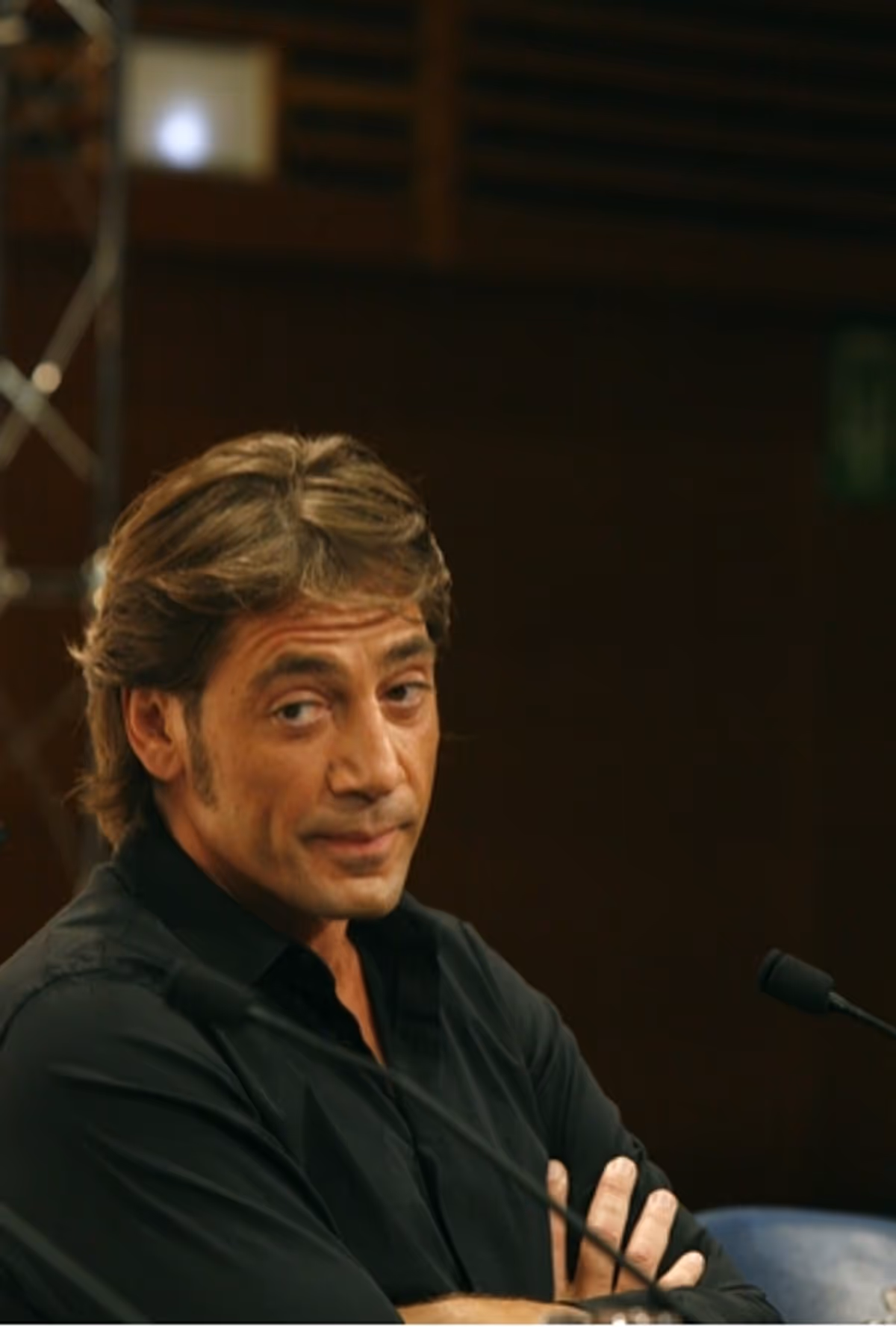 Javier Bardem at 'Vicky Cristina Barcelona' Press Conference at San Sebastian Film Festival