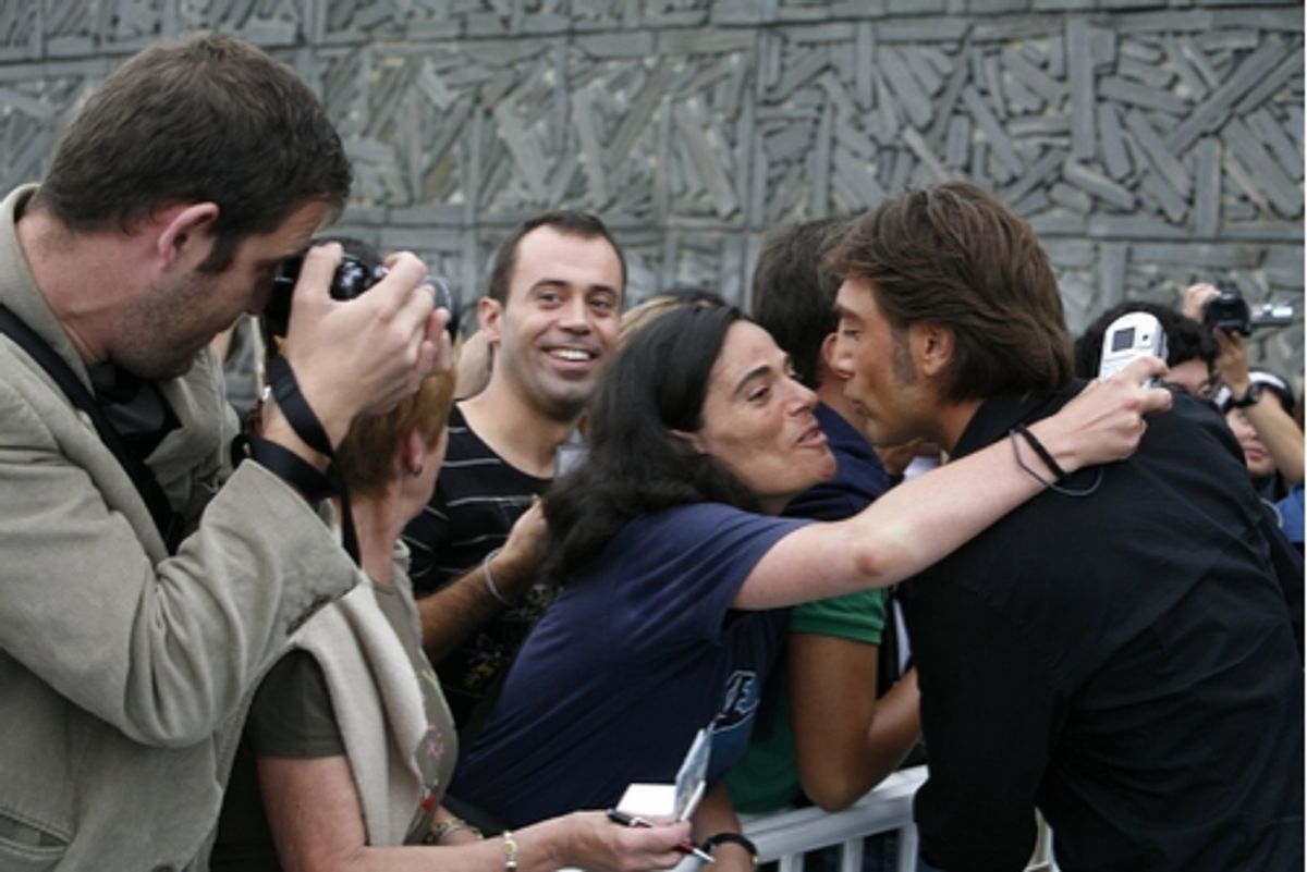 Javier Bardem at 'Vicky Cristina Barcelona' Press Conference at San Sebastian Film Festival