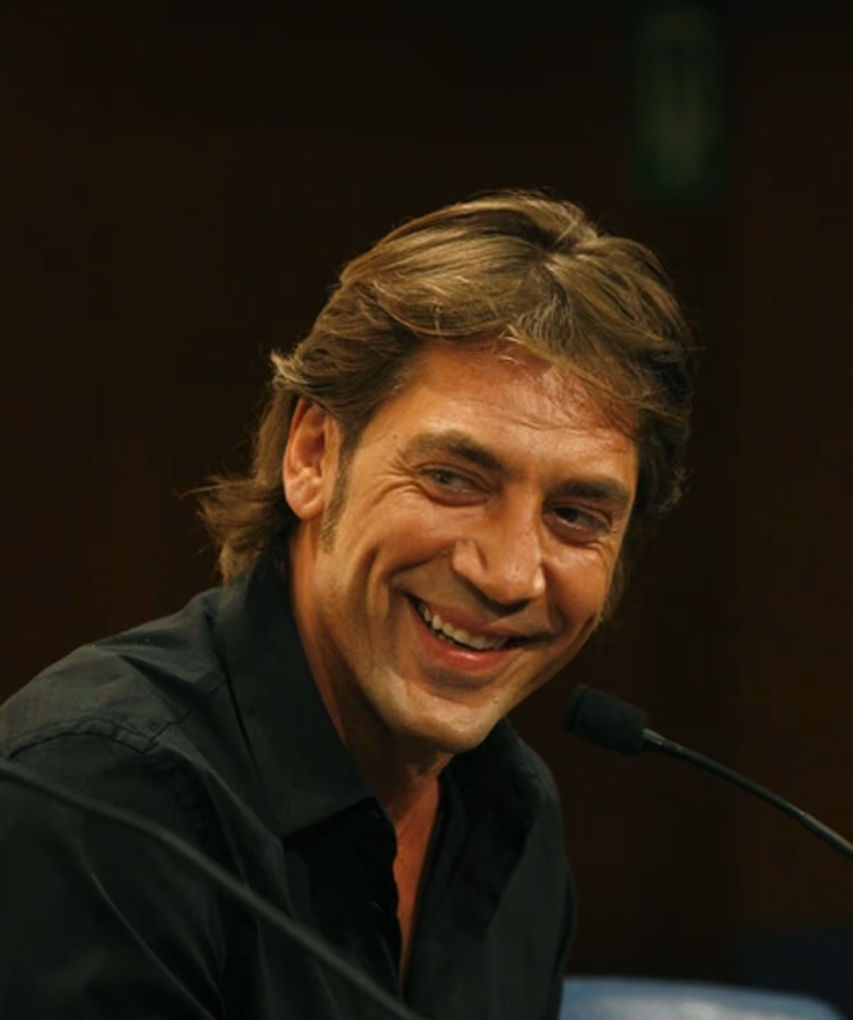 Javier Bardem at 'Vicky Cristina Barcelona' Press Conference at San Sebastian Film Festival